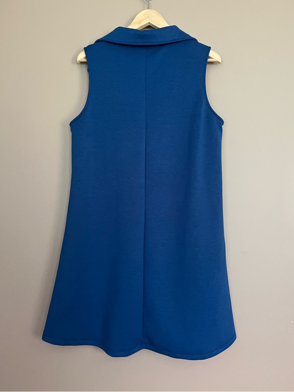 {Dear Scarlett} Cruise Sleeveless Travel Dress in Blue - Womens Medium - NWT - Picture 5 of 11